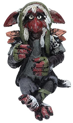 Topyond Estatua De Resina para Decoración del Jardín del Hogar, Estatua De Duende Grande, Escultura De Personaje De Anime De Duende, Juguetes De Decoración para El Hogar, Diseño Cautivador