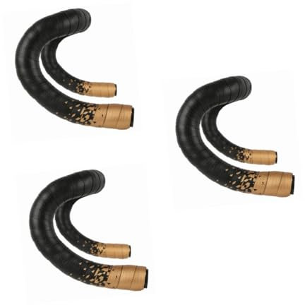 VANZACK 3 Paare Fahrradgriffband Lenkerband Rennrad Fahrradgriff Gürtel Fahrradlenker Korkband Fahrrad Griff Gürtel Fahrradgriffe Lenkergriff Griff Biegen Atmungsaktiv