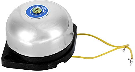 Campanello Elettrico in Acciaio Inossidabile con Doppia Bobina 220V 5W - Tecnologia Percussione Senza Scintilla per Segnale Acustico Interno/Esterno