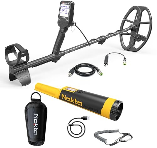 Nokta The Legend - Detector de metales con puntero Accupoint, detector impermeable para adultos