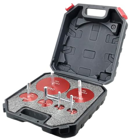 Kit de escariador de instalación de tuberías,Kit de escariador de tuberías de PVC, Herramienta de ahorro de montaje de PVC hexagonal de 3/8 pulgadas, 6 piezas, Kit de instalación de tuberías de PVC, p