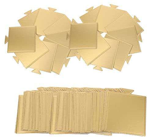 MUSISALY 100sheets Chic Cake Display Bases of Square Cake Boards for Parties and Home Use