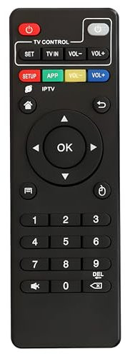 STAR BOX - Télécommande Android TV Box H96 Pro Plus-X96-T95n-X96 Mini-Tx3 Mini-T95z avec Fonction d'apprentissage TV