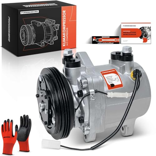 Frankberg Klimaanlagen Kompressor mit Kupplung Replace# 1602300011 | Kompatibel mit Fortwo Cabrio 450 Fortwo Coupe 450 Cabrio 450 R.o.a.d.s.t.e.r 452 City 450 , inkl. Öl vorbereift