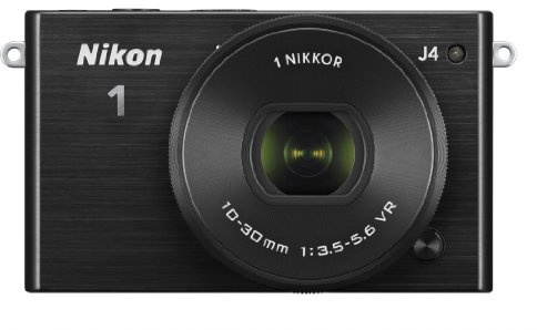 Nikon 1 J4 Compact Digital Camera 18.4MP with NIkkor 10-30mm PD-Zoom Lens Kit, 3.0-Inch LCD Black (Renewed)