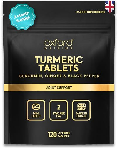 Advanced Micro Turmeric Tablets 3510mg with Ginger & Black Pepper | High Strength Turmeric Supplement, Curcumin for Joints & Inflammation | Extra Easy to Swallow | 120 Tablets