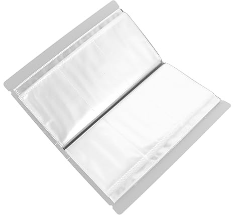 iplusmile Colección De Tarjetas Álbum Transparente para Coleccionistas De Postales Billetes y Tarjetas Álbum De Postales para Guardar y Tickets