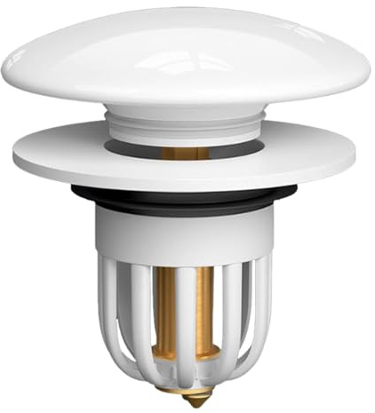 Tapón para Fregadero de Cocina, Inserto de Drenaje para Control de olores y Agua, Filtro de tapón para Fregadero de bañera con Cesta recogedora de Pelo, función antiobstrucción, se a fregaderos