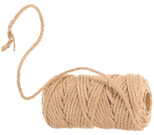 Milisten Starkes Sisal-Seil für Katzenkratzbaum DIY Robustes Kratzfestes Naturmaterial Vielseitig Verwendbar zum Schutz von Möbeln und Kreativen Bastelprojekten