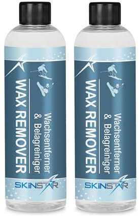 SkinStar Cera Remover 2.0 – Detergente per pavimenti per sci e snowboard | Cera Remover | Rimuove cera e sporco | 1 litro