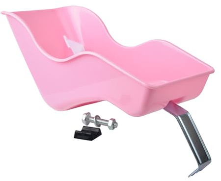 Soporte para Bicicleta – Soporte para Asiento Trasero Rosa de PP, Silla para muñeca con Correa de Clip, componente Adicional para Bicicleta, Accesorio para Figura de Juego de rol