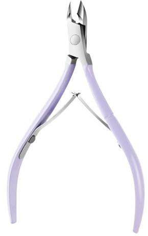 Nagelklippare 1/2/4 st rostfritt stål nagelbandsklippare nagelkonst manikyr pedikyr vård trimtång skönhet nagelverktyg för manikyr (PURPLE-1 st)