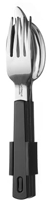 Mepal besteckset 3-teilig-Schwarz, Kunststoff, 105756040400