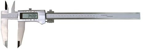 CNC QUALITÄT Präzisions Digital Messschieber 500 mm - mit Feineinstellung - Kreuzspitzen und Messerschnabel