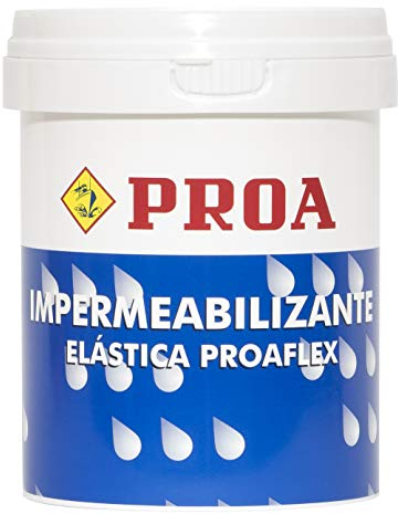 IMPERMEABILIZANTE ELÁSTICA PISABLE PROAFLEX. Impermeabiliza terrazas y evita filtraciones. Antigoteras.