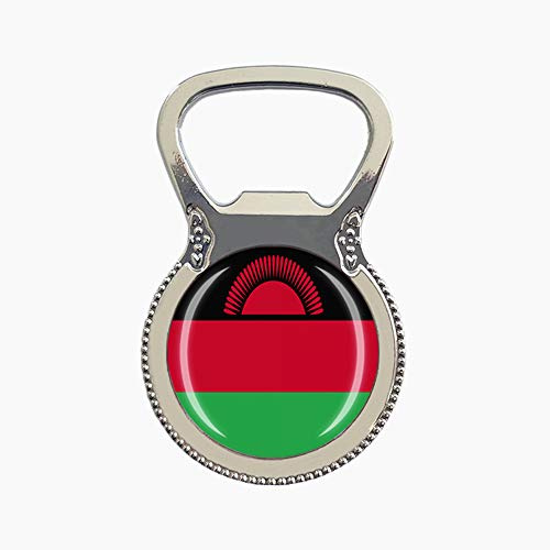National Flag Style Malawi Fridge Magnet Travel Souvenir Gift Beer Bottle Opener Collection Home Kitchen Refrigerator Decoration Magnetic Sticker Magnet