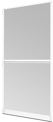 Windhager Insektenschutz Spannrahmen-Tür Expert Fliegengitter Alurahmen für Türen, 120 x 240 cm, weiß