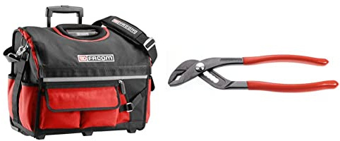 FACOM BS.R20PB BS.R20PB Trousse à Outils Trolley Dimensions (L x H x P) de 550 x 440 x 360 mm Polyamide, Red & 170APB Pinces Multiprises Standard