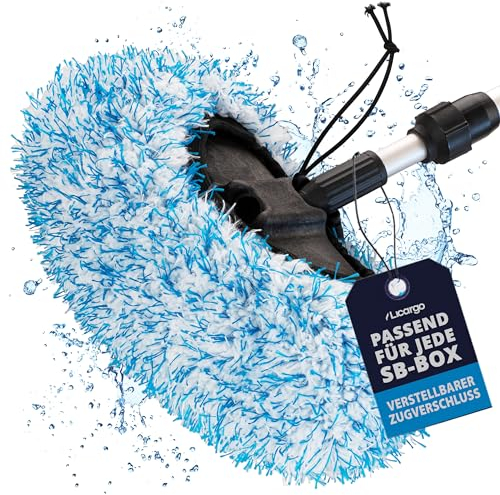 LICARGO® Premium Brush Cover - für eine schonende Wäsche ohne Kratzer - extra weicher & saugfähiger Waschbürstenüberzug - für alle Bürsten Brushcover SB Waschanlage, Bürstenüberzug Waschbox