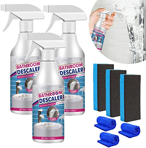 Reinigungsschaum für hartnäckige Flecken, Allzweck-Schaum-Spray, Multi-Schaum-Reiniger, leistungsstarkes Dekontaminations-Reinigungsmittel für Badewanne, WC, Bad, Dusche, Waschbecken, Glas, Keramik,