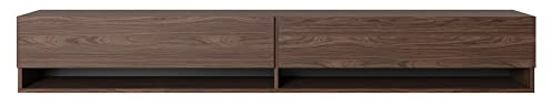 Selsey TV Schrank Board Sideboard Fernsehtisch Fernsehschrank 200 cm Hängend Walnuss Mirrgo