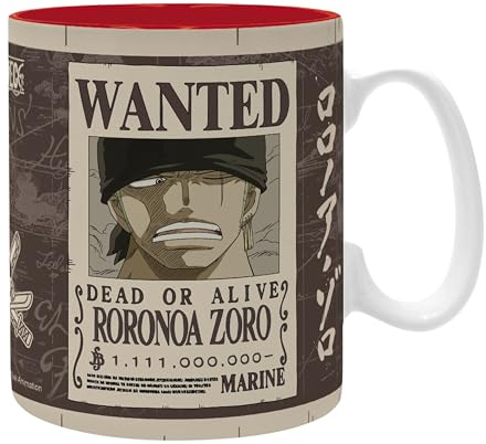 ONE PIECE - Mug - 460 ml - Zoro Wanted - subli - box