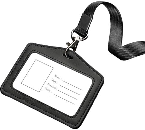 Meekye 1/2 Satz Ausweishülle Schlüsselbänder, Schlüsselband Ausweishalter Kartenhülle Badge Holder für Schlüsselanhänger Kreditkarten ID Karten, Work ID, Studentenausweis, Büro