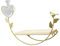 QUMIIRITY 1 Pc Mensola Decorativa Ripiani Sospesi in Filo Metallico Pannello a Parete Largo Appendiabiti Da Parete Dorato Scaffale Per Libri Per Ufficio Librerie a Parete Porta Tv Di Legno
