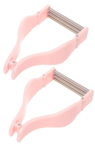 Beavorty Depiladora Facial Portátil de 2 Piezas para Mujeres Muelle, Protección de Piel, Material Hips, Adecuado para Depilación Facial Diaria y Vello de Mejillas