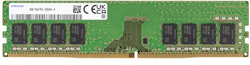 Samsung Memoria RAM para PC de escritorio de escritorio de 8 GB, DDR4 3200 MHz, PC4-25600 (PC4-3200AA) CL22 UDIMM 1Rx8, rango único, 1,2 V, no ECC, DIMM, 288 pines
