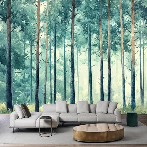 Carta da Parati Foresta 250x175 cm Fotomurale da Parete Bosco Carta Parati Adesiva Muro 3D Poster Giganti da Parete Camera da Letto Soggiorno A-0725