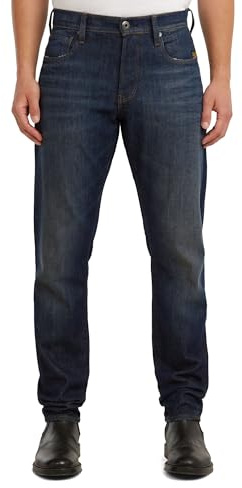 G-STAR 3301 Normal Tapered Jeans, Blå (Antic Nile 51003-b767-a943), 34W/32L Herr, Blå (Antic Nile 51003-b767-a943), 34W / 32L
