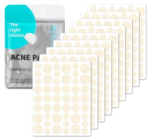 YSWOVUO 480 Piezas Parches Granos, Pimple Patches Acne Patch De Árbol De Té Y Ácido Salicílico, Pegatinas Granos Invisibles Y De Absorción Impermeable, Parches Acne Pueden Deshacerse Acné Rápidamente