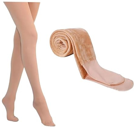 LEOINAER Thermo Strumpfhose für Damen, Gefütterte Leggings mit Fleece-Innenfutter, Winter Tights, Wärmend & Komfortabel, Ideal für Tanz, Schule, Alltag, Geburtstagsfeiern,