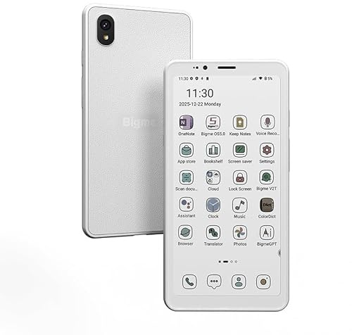 Bigme HiBreakS Color E-ink ePaper Phone 5.84 Inch Colour eReader with Android 14 OS, 6GB +128GB, Android eBook Readers Smart Phone with 4G Connection, 276PPI, Adjustable Front Light, Long Battery Life