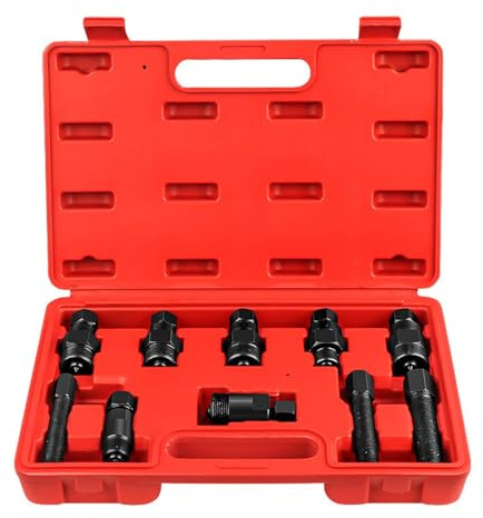 TECHAUTO Bloque Volant Moteur Arrache Volant Kit d'extracteur de magnéto de Moto, Outil de séparation de Volant Moteur pour kit de réparation Automobile