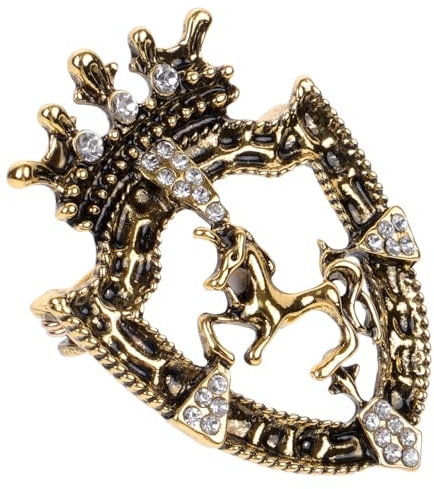Milisten Broche Vintage en Métal Couleur Or Ancien, Épinglette Décorative pour Vêtements et Costumes, Petite Broche Délicate pour Fête et Accessoires Mode Féminine, Pinces à Linge