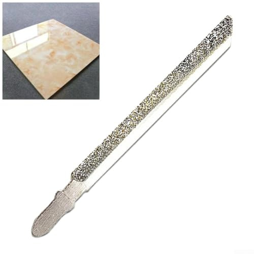 Schmirgelbeschichtetes Säbelsägeblatt 10,2 cm für Granit, Fliesenschneiden, Fiberglas, Marmor, Stein, Glas, Carbon und Kunststoff Anwendungen mit T-Schaft