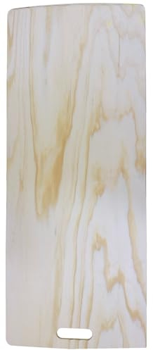 Panetta Casalinghi Quisquilie Roma, Pelle à pizza 36 x 120 cm, rectangulaire avec poignée, 8 mm en bouleau