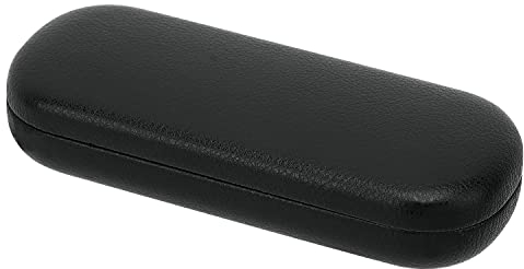 MoKo Hardcase Brillenetui, Harte Brillenetui Kratzfeste Brillenbox Sonnenbrillen Lesebrille Hartschalen Etui Brillenorganizer Brillenaufbewahrung für Damen Herren - Schwarz