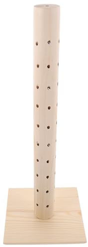 HEMOTON Support Sucette Rotatif 360° avec Trou Rond Décoratif Présentoir Bonbon pour Table De Fête Halloween Présentation De Sucettes 1 Pièce 15.75 X 5.91 X 5.91 in
