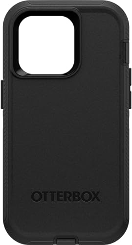 OtterBox Defender Case for iPhone 14 Pro, Shockproof, Drop Proof, Ultra-Rugged, Protective Case, 4x Tested to Military Standard, Black