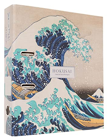 Grupo Erik Ordner A4 Erik Aktenordner Die Größe Welle vor Kanagawa - Japanische Kunst - Ringordner Ordner 2 Ringe mit Hebelmechanik
