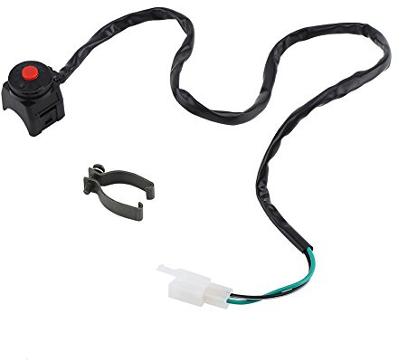 pulsador arranque moto Interruptor de luz de advertencia de destello del manillar Control de la bocina del manillar ON/OFF Interruptor de arranque del motor del manillar Interruptor del manillar