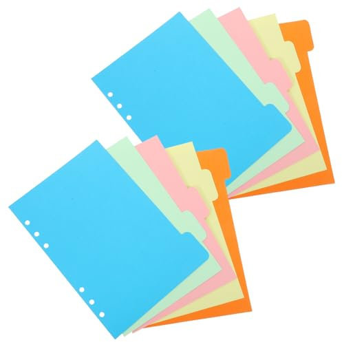 MAGICLULU 15stücke Registerteiler Für Ordner Und Notizblöcke Abnehmbare Binder Teiler Für Journale Tagebücher Und Täglichen Gebrauch