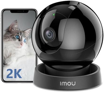 Imou 2K Indoor Security Camera 360°, Baby Monitor Pet Dog Camera Home CCTV Camera, AI Sound/Cry/Pet/Human Detection, Siren Spotlight, Color Night Vision, 2-Way Audio, Privacy Mode, Works with Alexa