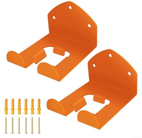 SPORTARC 2 x Rasenmäher-Aufhänger, Gartenwerkzeug-Aufhänger für Trimmer, Garagenaufbewahrung, Garage, Organizer, Trimmer-Gestell, Garten-Elektrowerkzeug-Aufhänger