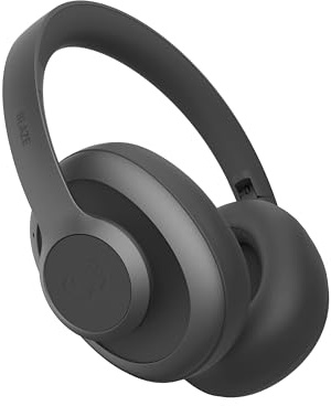 Fresh 'n Rebel Clam Blaze Casque Bluetooth Supra Auriculaire avec 80h d'autonomie, Microphone ENC, Réduction du Bruit du Vent, sans Fil, Charge Rapide, Multipoint Bluetooth (Noir)