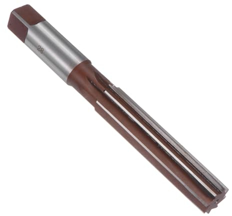 uxcell Escariador de mano de 28 mm, herramienta de aleación de acero, H8, 8 flautas rectas, herramienta de fresado manual, broca de escariado métrico para metal