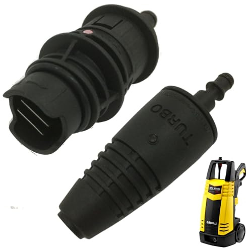 parpyon® Ricambi Accessori per idropulitrice Lavorwash - Fasa Attacco rapido a baionetta per Idropulitrici ad Acqua Fredda (Kit 2 Testine)